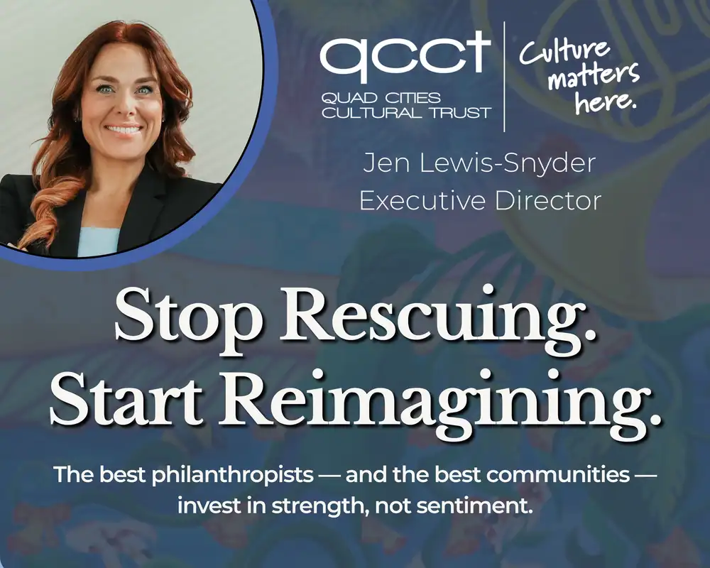 Jen Lewis-Snyder, Cultural Trust Executive Director, promoting community investment and cultural dev.