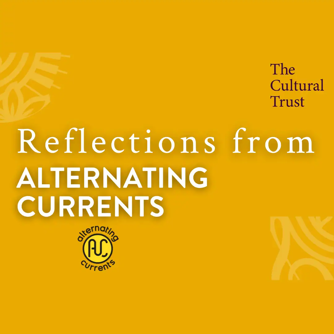 Reflection artwork from Alternating Currents by The Cultural Trust, vibrant and artistic.